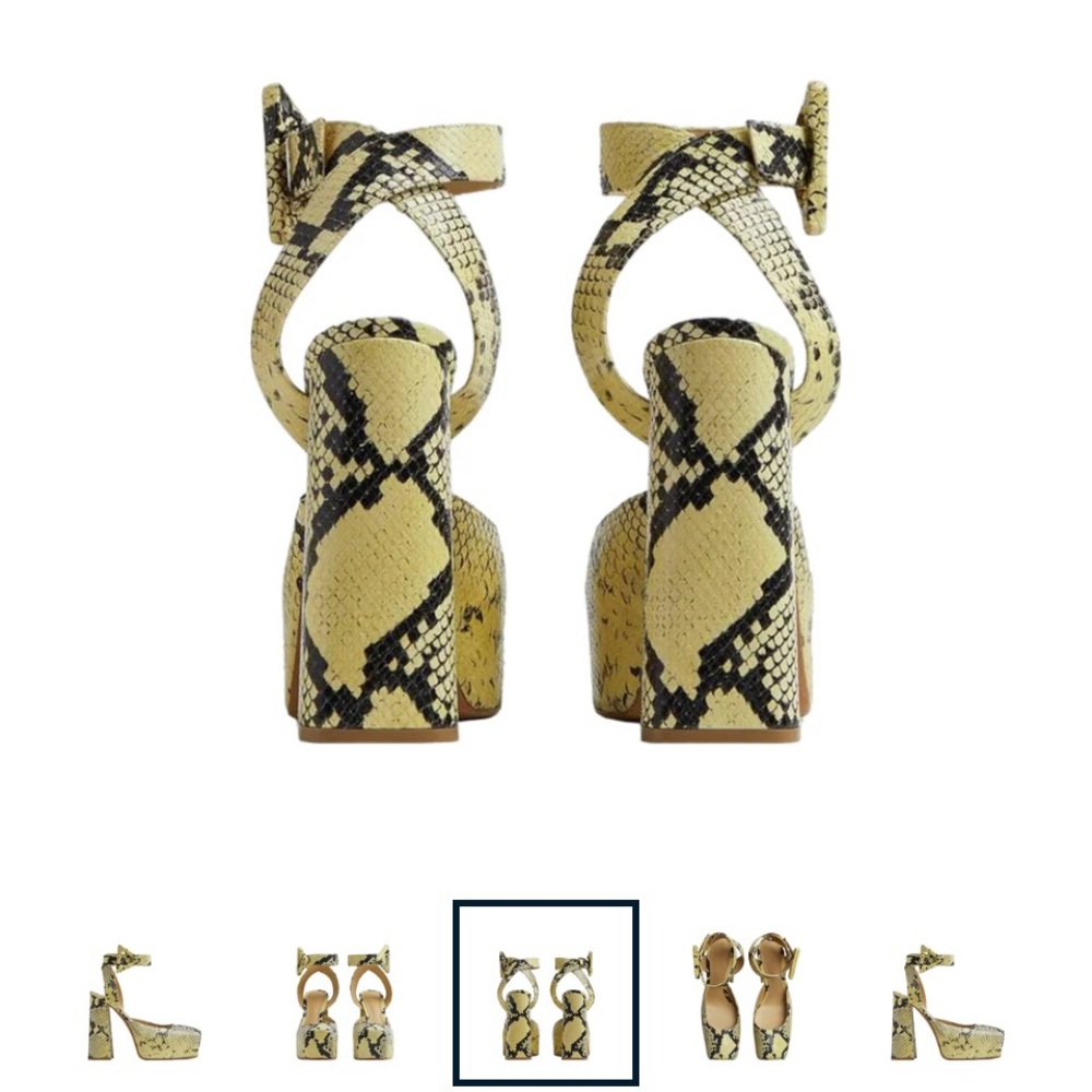 Bottega Veneta Python Tower Pump In Soft Yellow -… - image 2